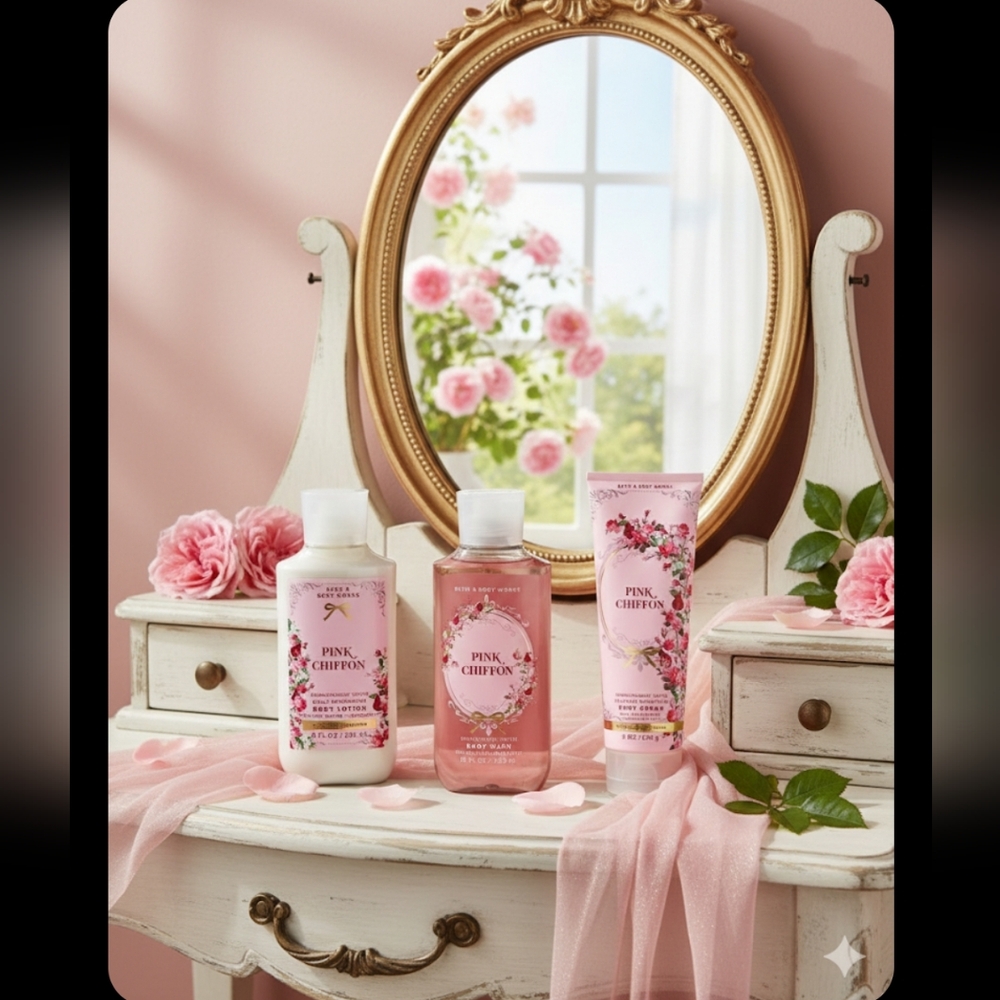 PINK CHIFFON BUNDLE